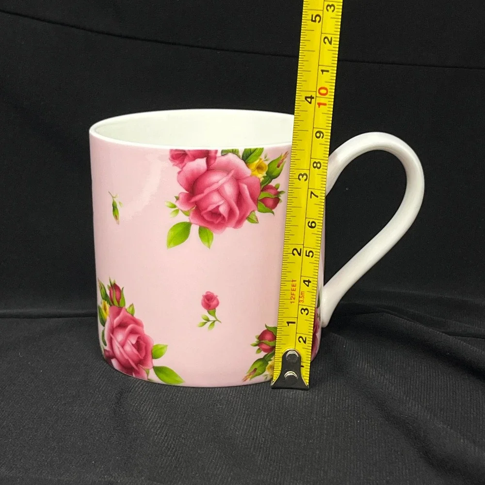 Royal Albert New Country Roses Pink Mug Saucer Set Gift Cottage Romantic Mother